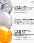 Eucerin Hyaluron-Filler +Longevity Epigenetic Crema de Día FPS 30 50 ml