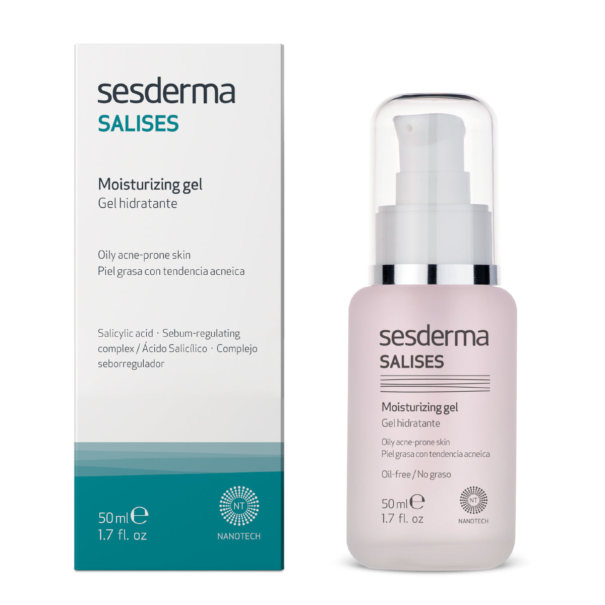 Sesderma S-salises gel hidratante 50ml.