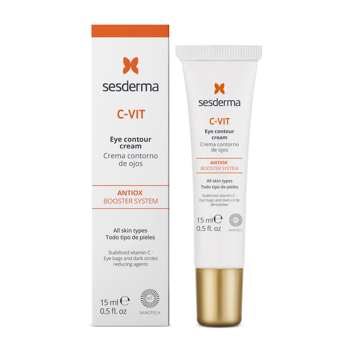 Sesderma S-c-vit crema de ojos 15ml.