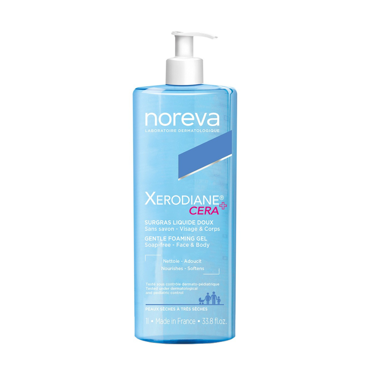 Noreva Xerodiane Cera+ Gel Espumoso Suave 1 L