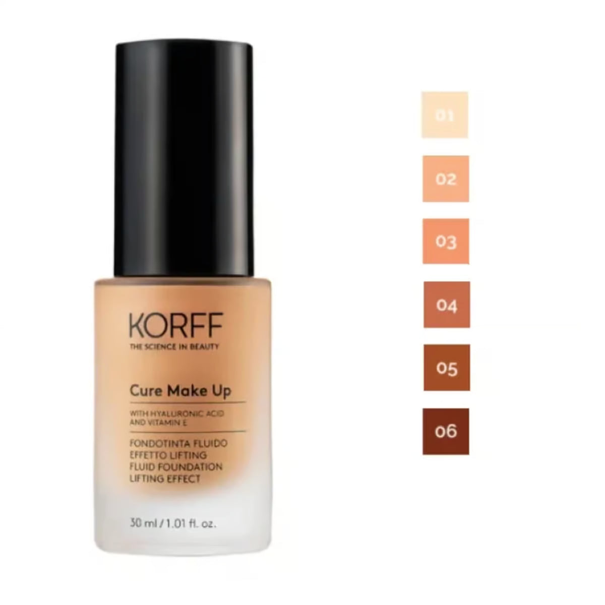 Korff Cure Make Up Fluid Foundation Lifting Effect Tono 01 30 ml
