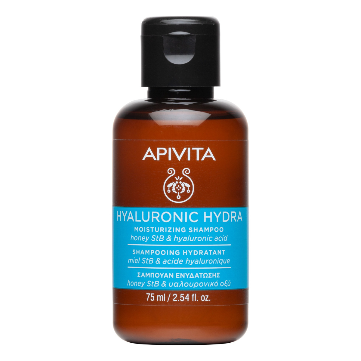Apivita Hyaluronic Hydra Shampoo Hidratante 75 ml