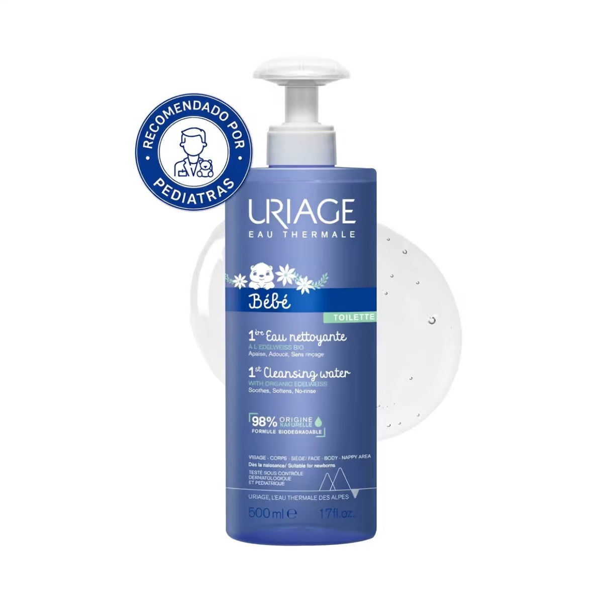 Uriage Baby Agua Limpiadora 500 ml