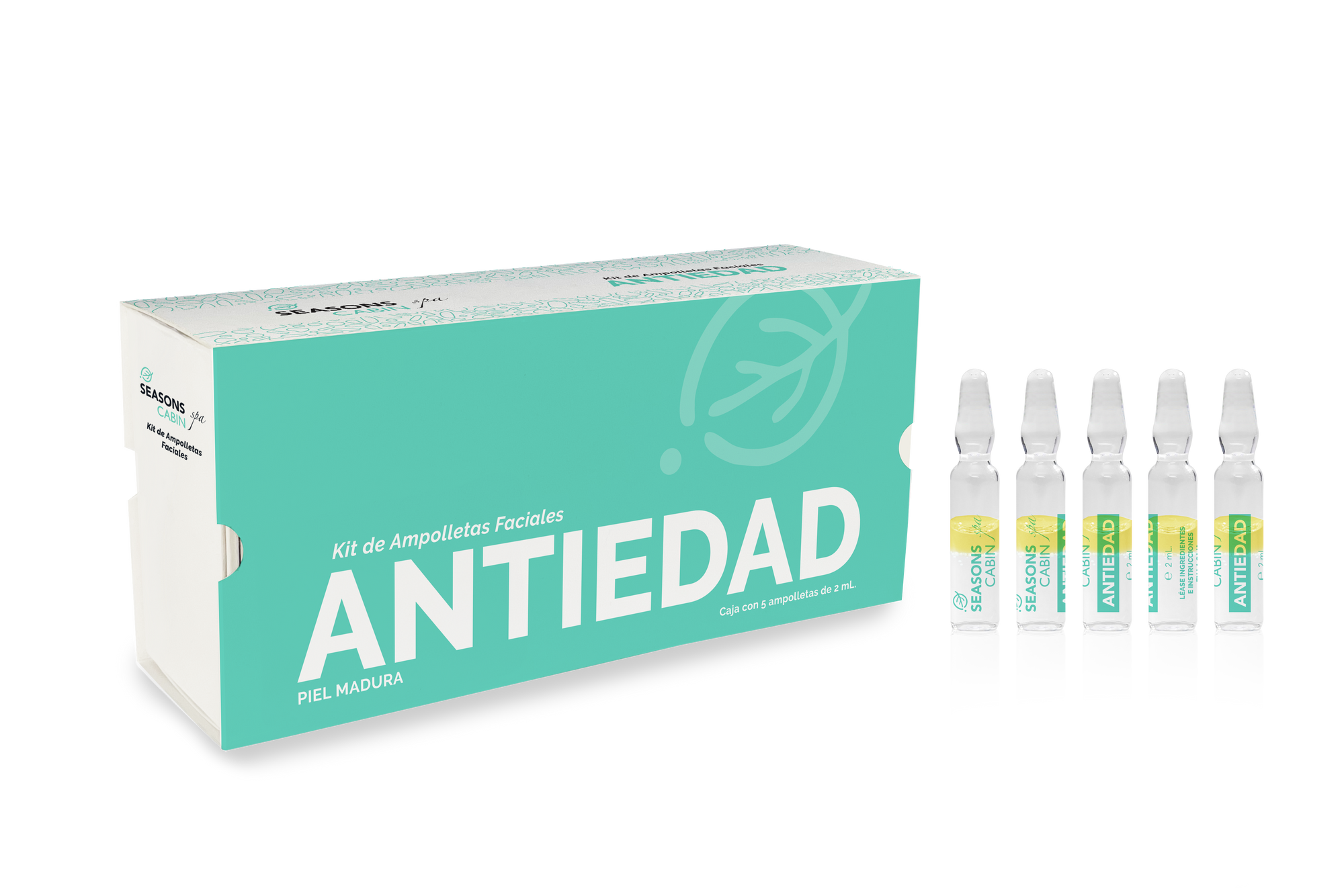 Season Love Your Skin Cabin Spa Ampolleta antiedad 5 pzas (2 ml c/u)