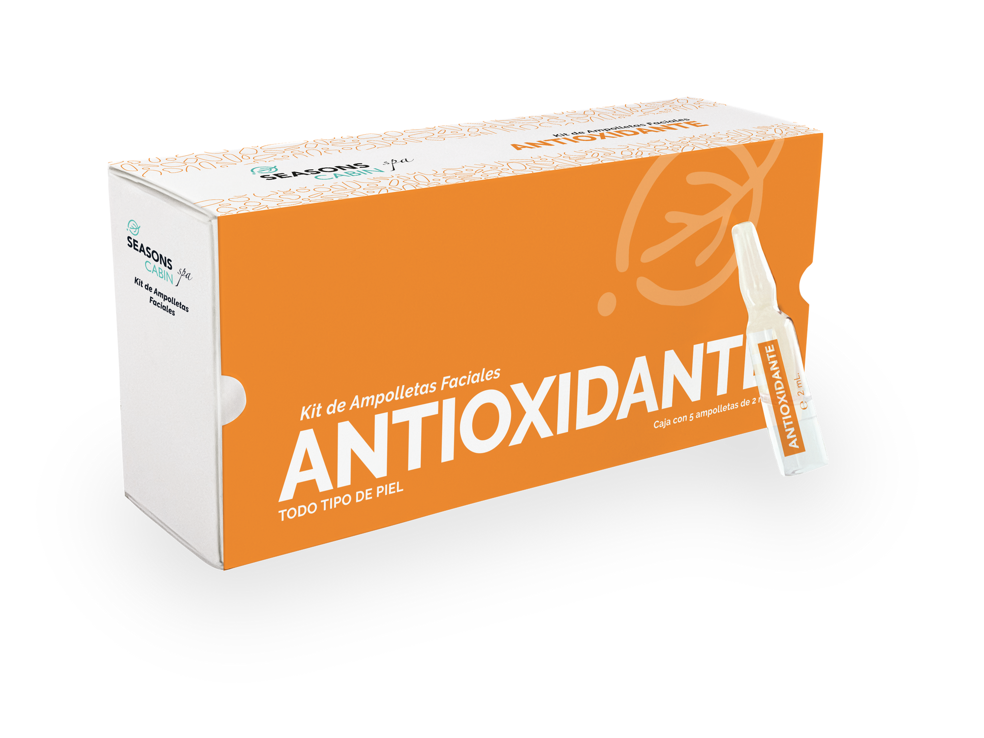 Season Love Your Skin Cabin Spa Ampolleta antioxidante 5 pzas (2ml c/u)