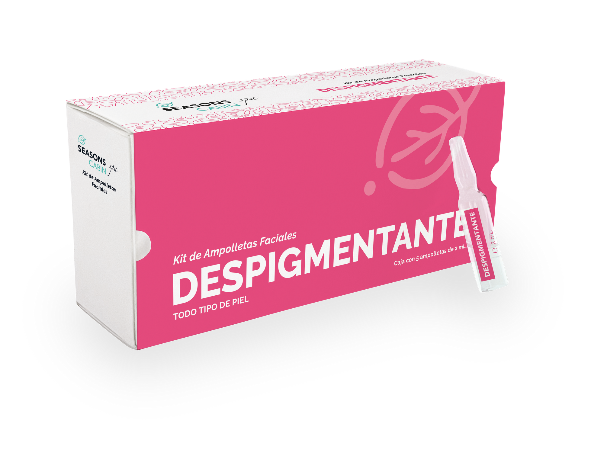 Season Love Your Skin Cabin Spa Ampolleta Despigmentante 5 pzas (2ml c/u)