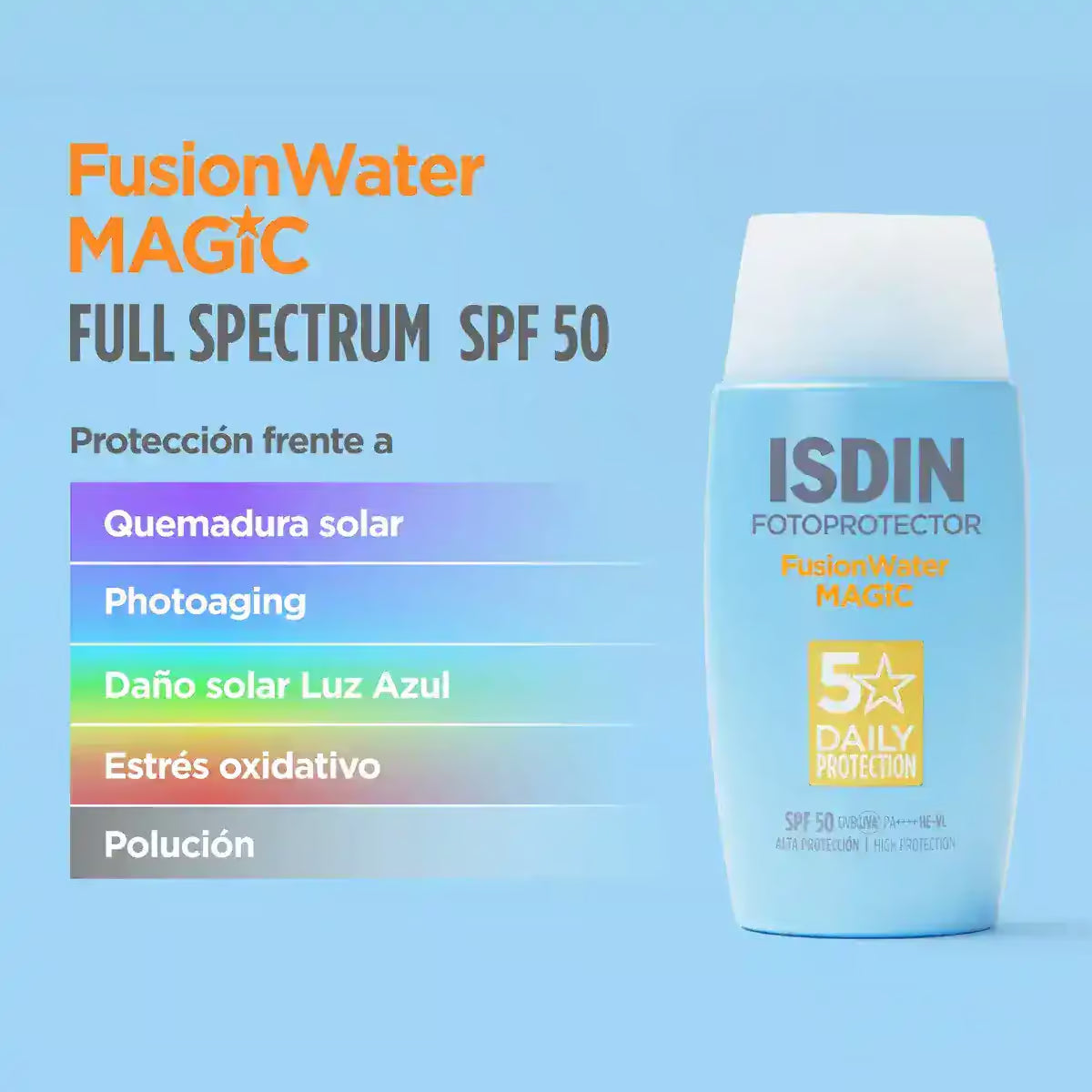 Isdin Fusion Magic Water Spf50 50ml