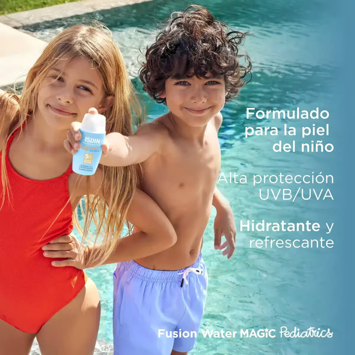 Isdin Fotoprotector Fusion Water Pediátrico FPS50+ 50 ml