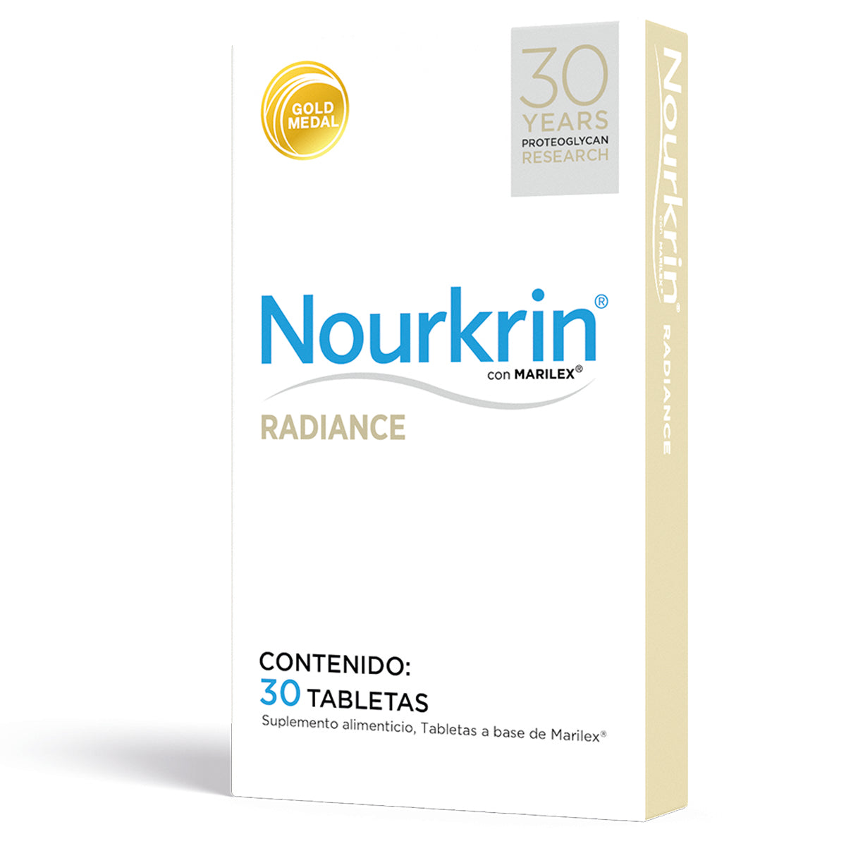Uppharma Nourkrin radiance tratamiento para canas c/30 tabletas.