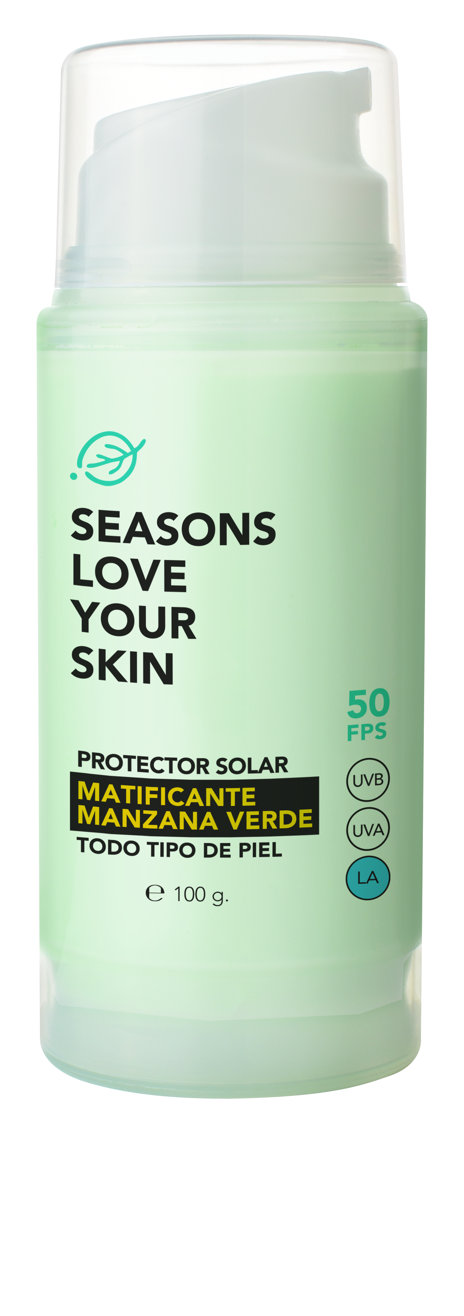 Season Love Your Skin Protector solar FPS50 Matificante Manzana Verde 100 g