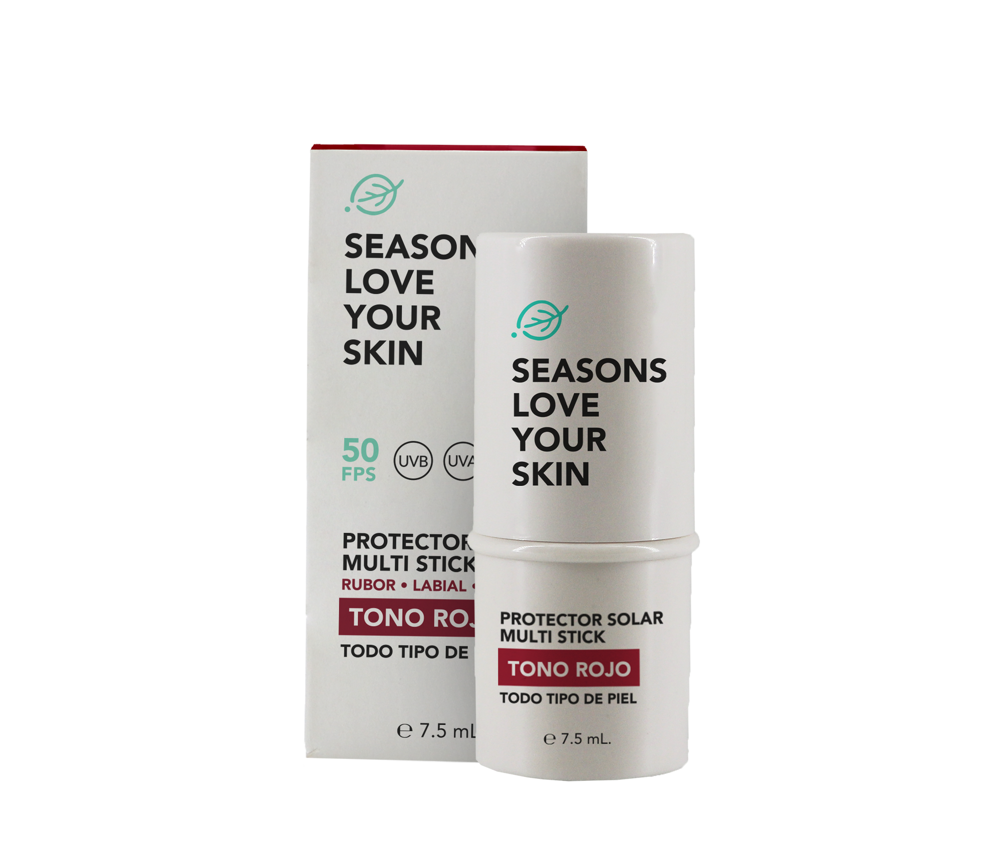 Season Love Your Skin Protector Solar FPS50 Multi Stick Tono Rojo 7.5 ml