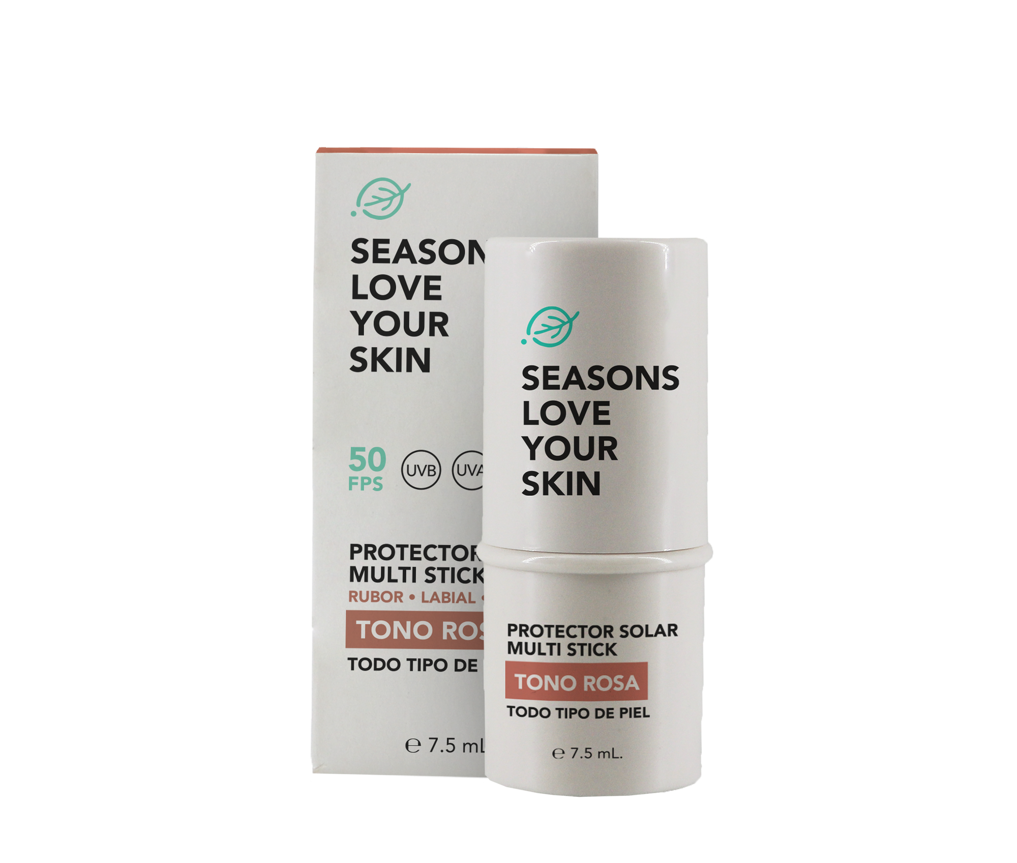 Season Love Your Skin Protector Solar FPS50 Multi Stick Tono Rosa 7.5 ml