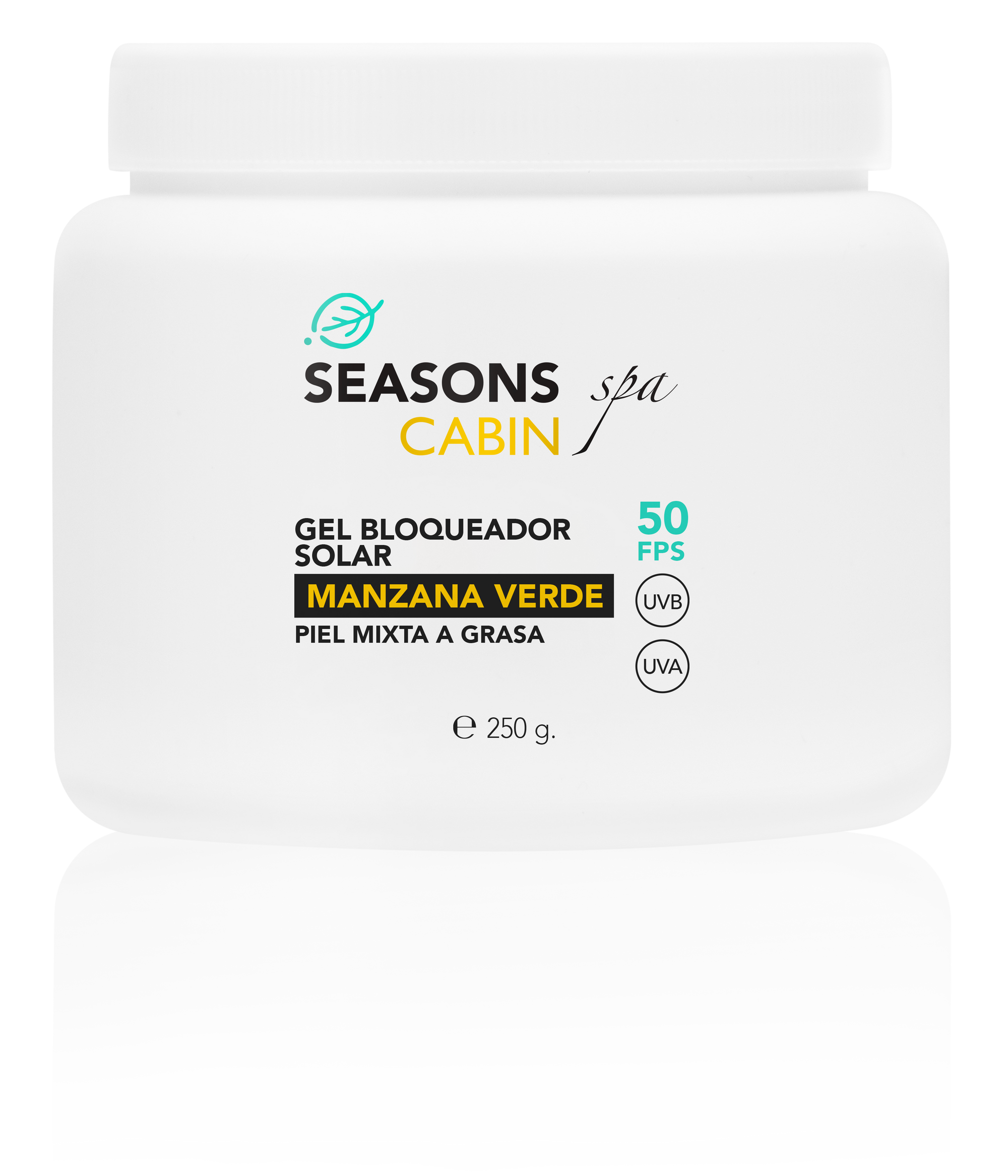 Season Love Your Skin Cabin Spa Protector solar FPS50 manzana verde 250 g