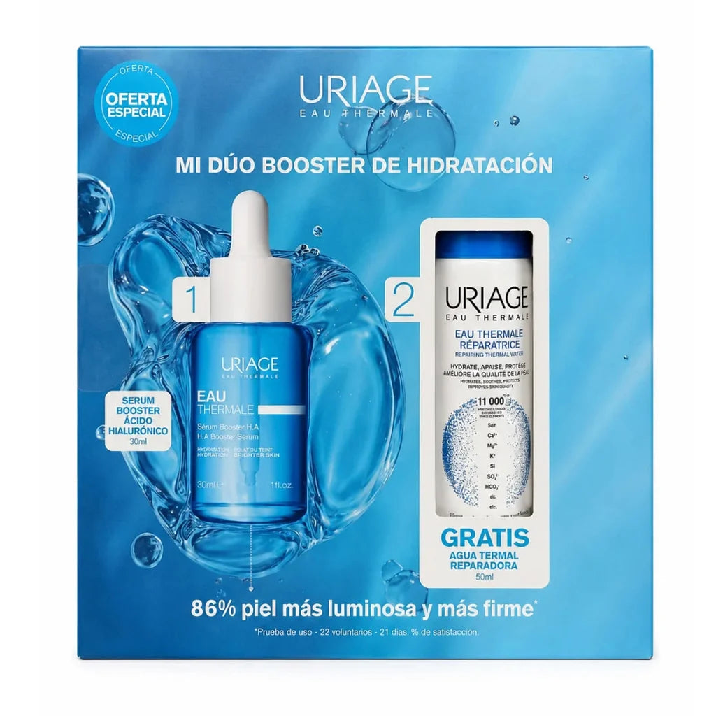 Uriage Kit Sérum Booster Ácido Hialurónico 30ml + Agua Termal 50ml