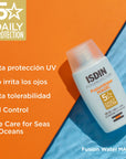 Isdin Fusion Water Magic SPF50+, fotoprotector para todo tipo de piel 50ml.