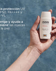 Isdin protector solar fotoultra redness SPF50 para piel con rosácea 50ml.