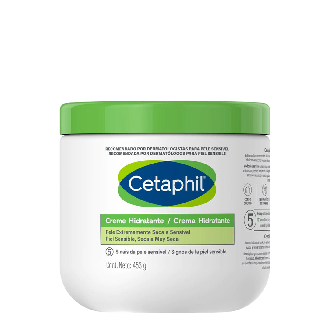 Cetaphil, Crema hidratante para piel sensible, 453gr