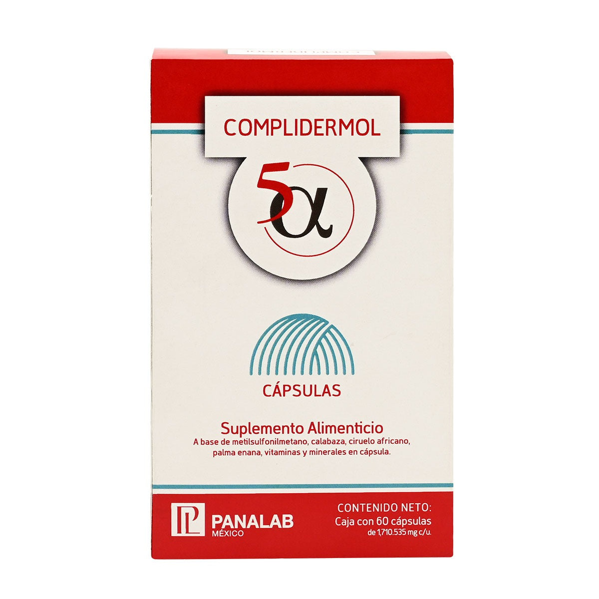 Panalab Complidermol 5α plus 60caps.