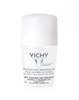 Vichy Roll On Piel Sensible 48h, Anti-transpirante y desodorante  50ml.