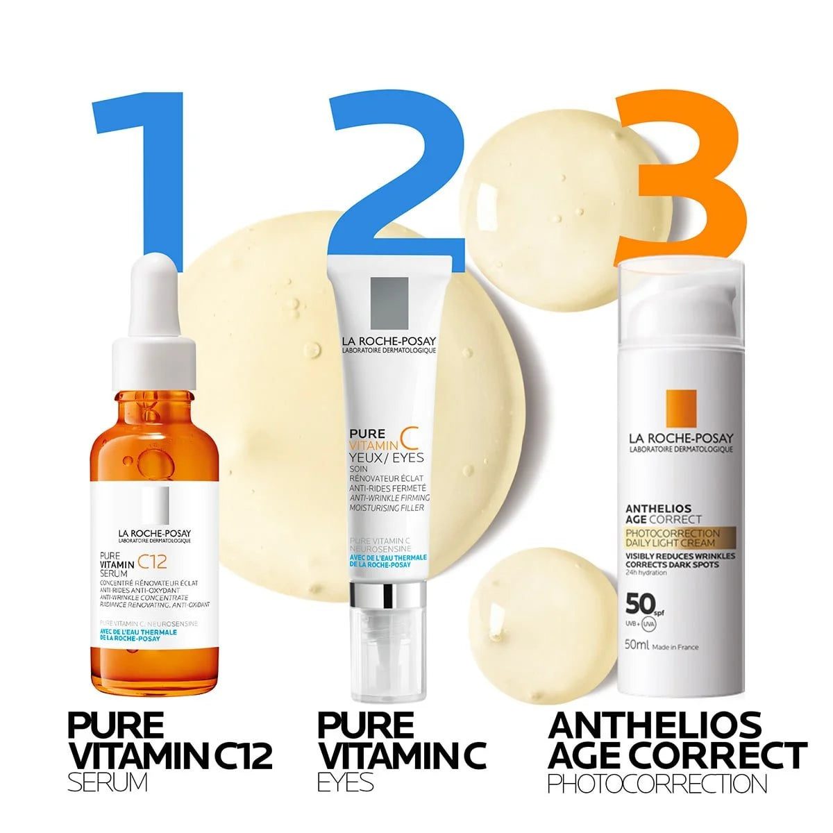 La Roche-Posay Sérum Pure Vitamin C12 luminosidad y antioxidantes para piel sensible 30 ml.