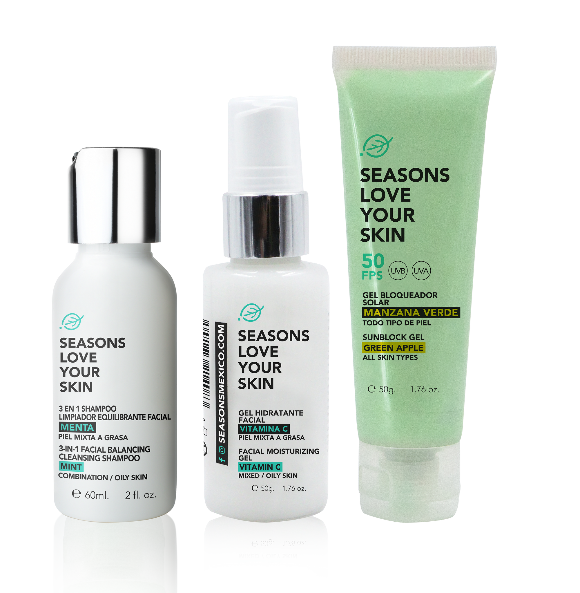 Season Love Your Skin Kit Basic Care - 3 pasos