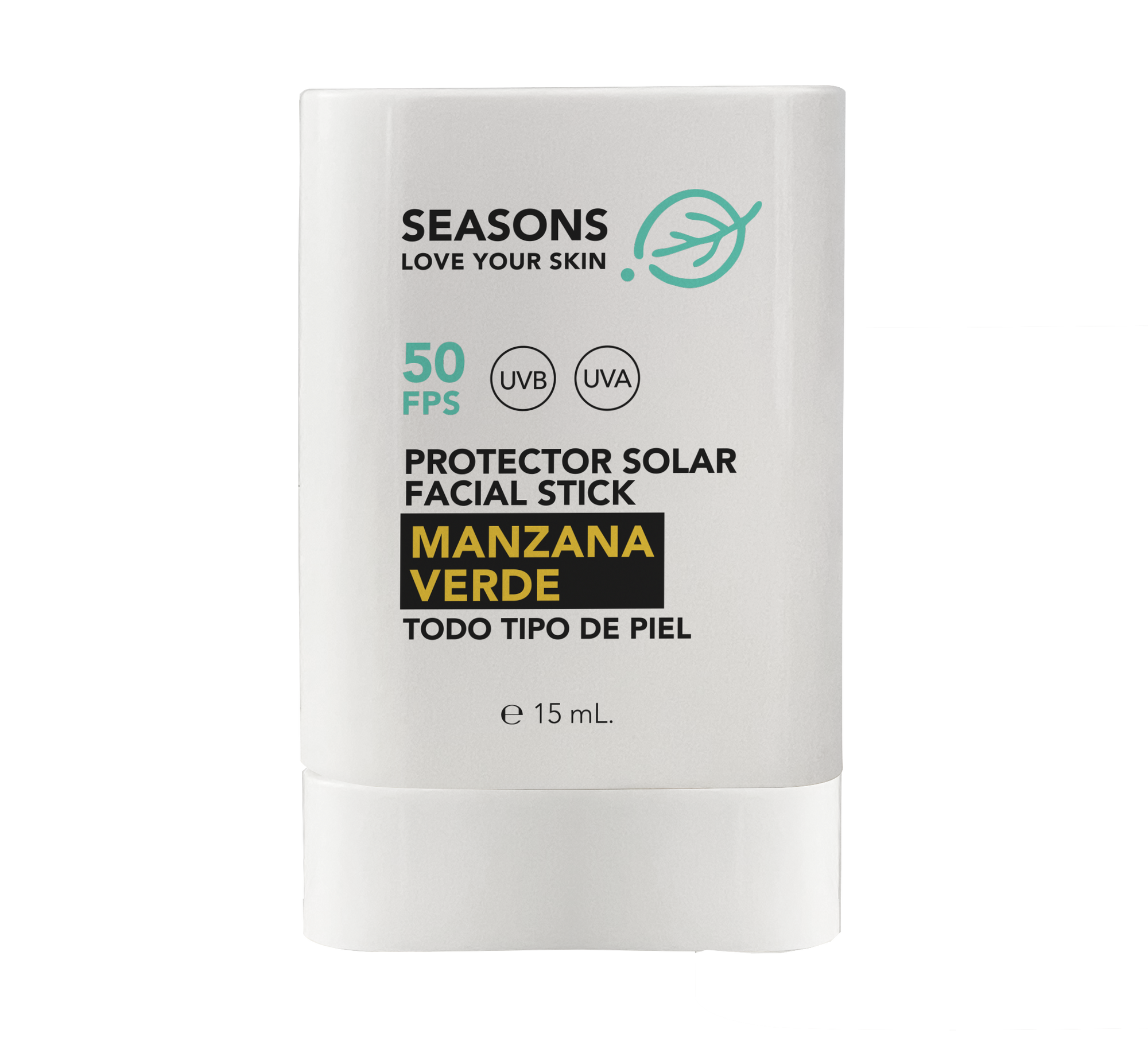 Season Love Your Skin Protector Solar FPS50 Stick Manzana Verde 15 g