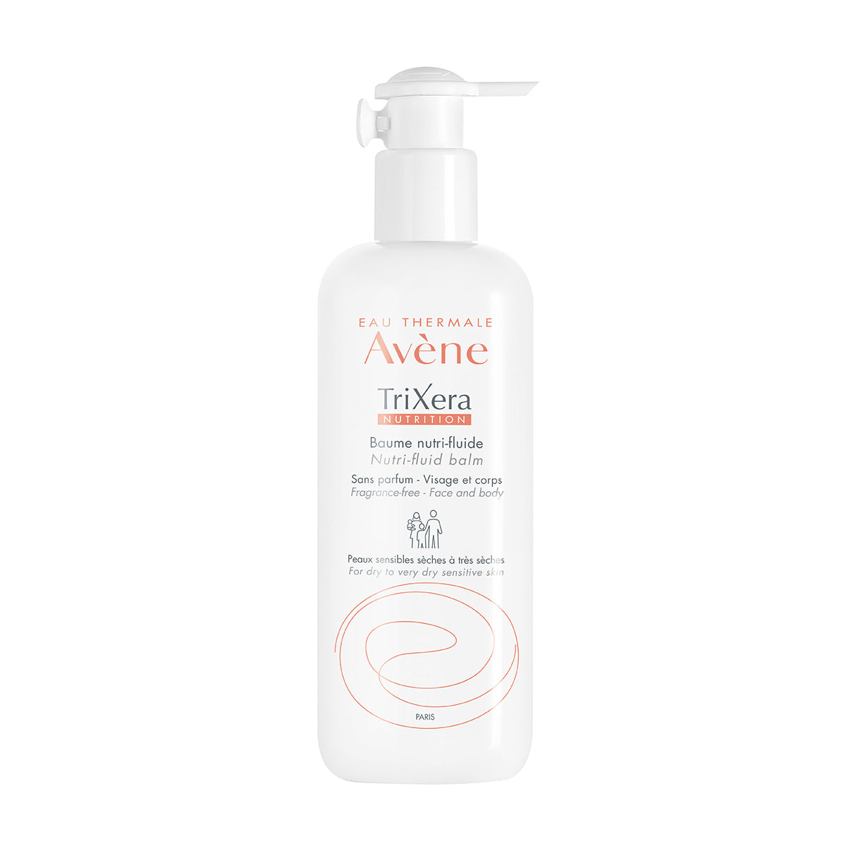 Avene Trixera nutrition bálsamo, cuidado diario para la piel seca a muy seca 400ml.