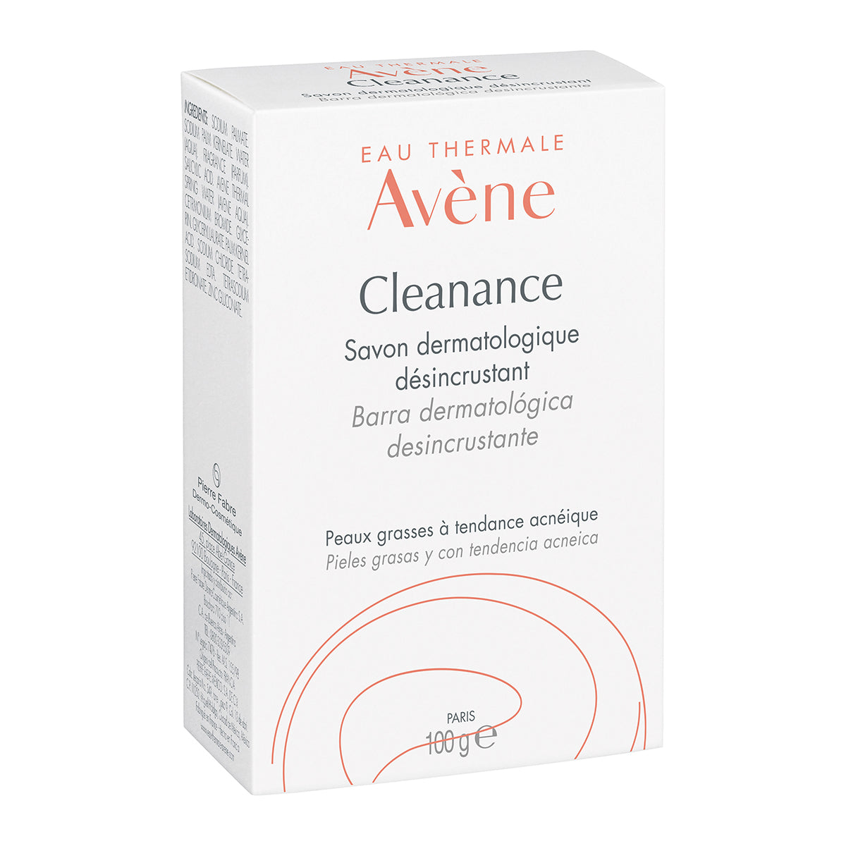 Avene Cleanance barra limpiadora para piel grasa 100gr.