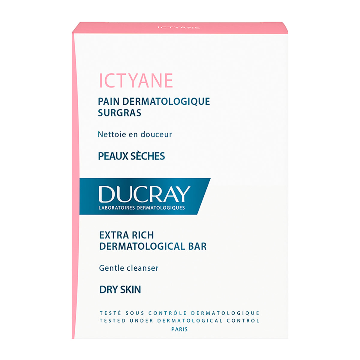 Ducray Ictyane barra limpiadora para piel seca y frágil 100gr.