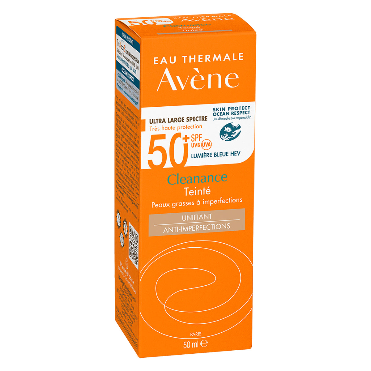 Avene Cleanance solar FPS 50+ protector solar con color 50ml.