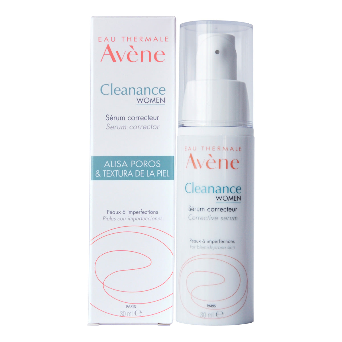 Avene Cleanance women,  suero corrector antiedad para pieles grasas 30ml.