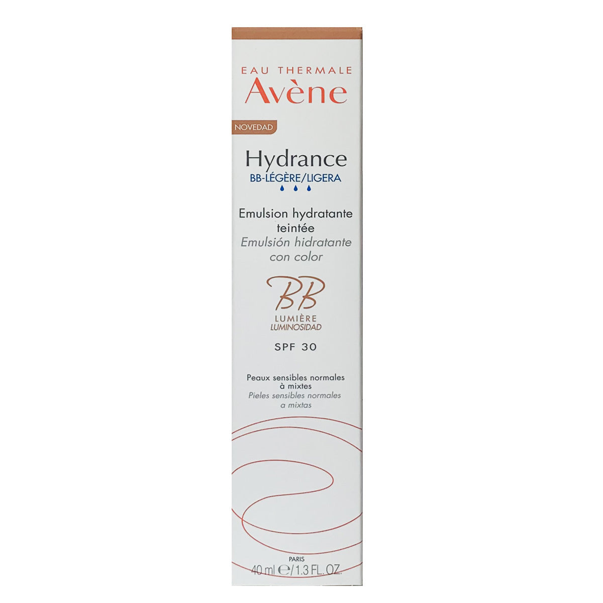 Avene Hydrance BB cream Ligera, antiedad para piel sensible y normal.