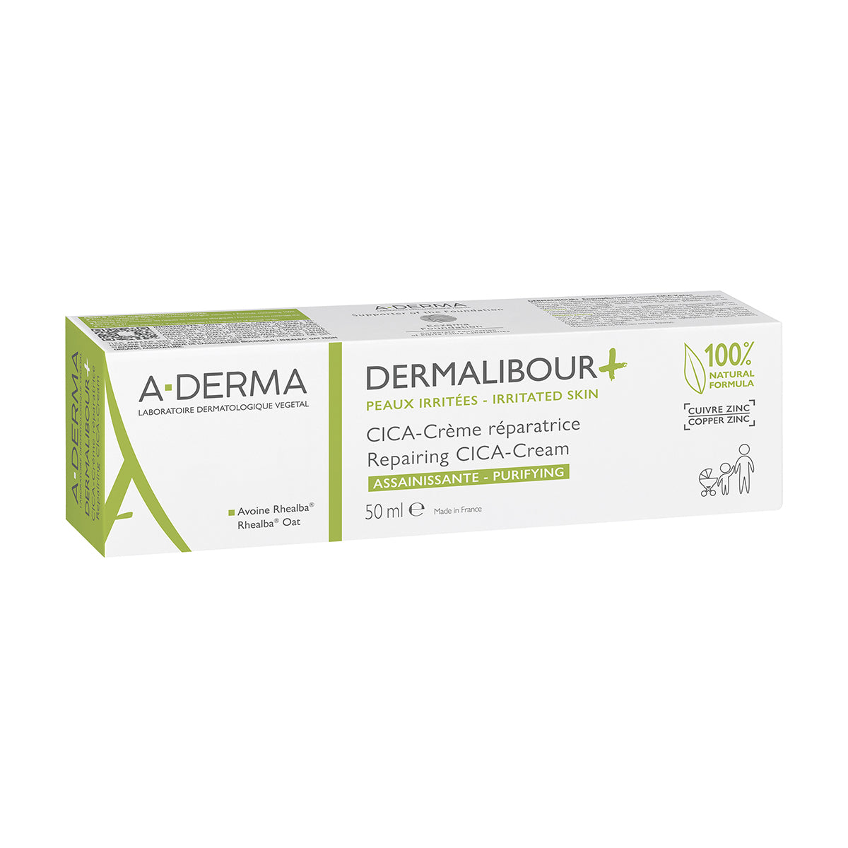 Aderma Dermalibour crema reparadora 50ml.