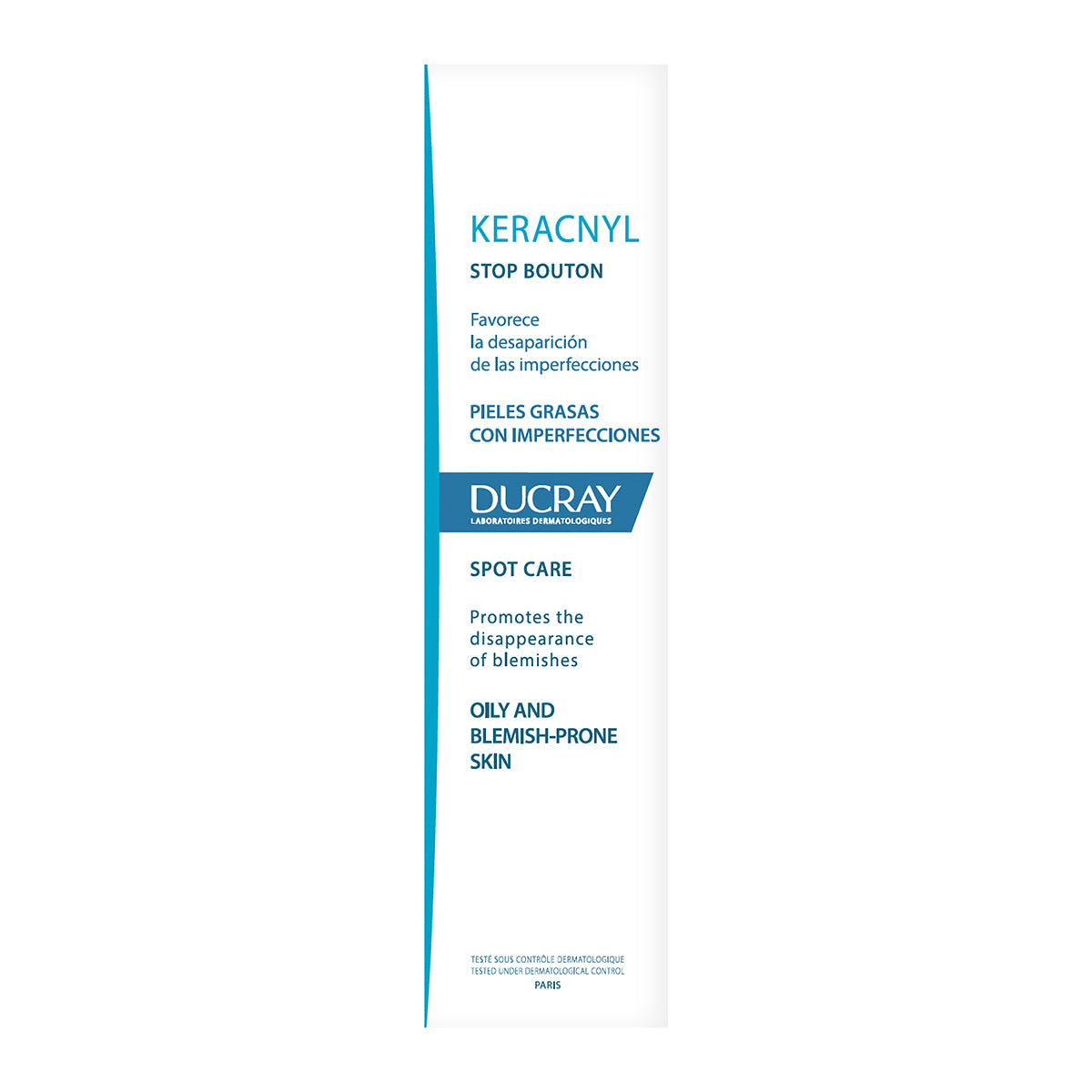Ducray keracnyl stop gel anti-imperfecciones 10ml.