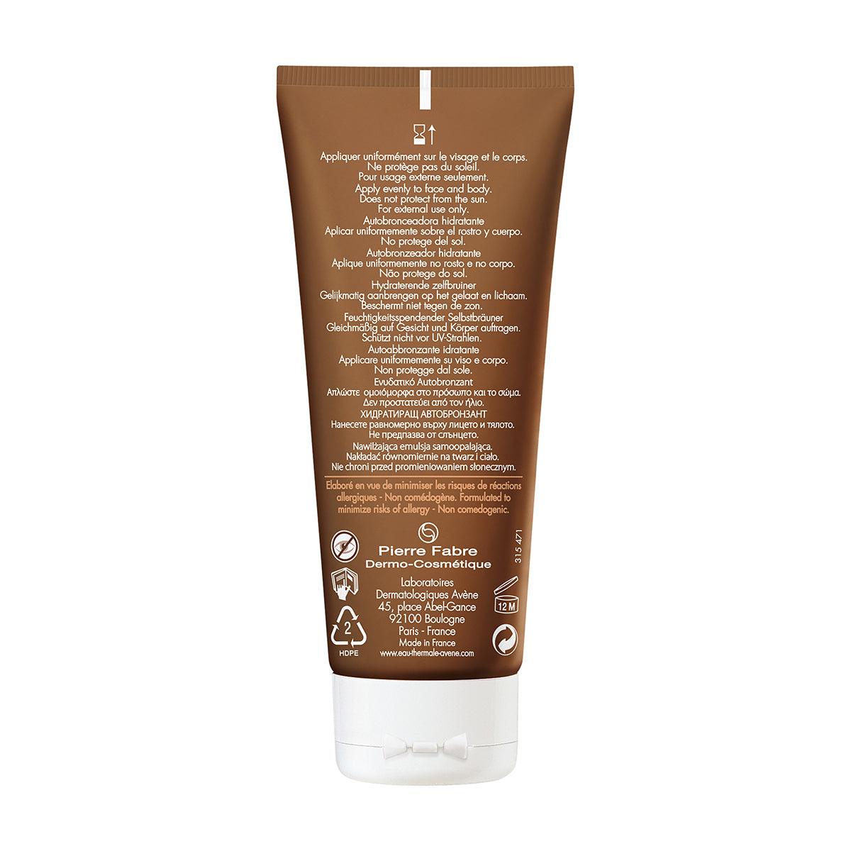 Avene crema autobronceadora 100ml.