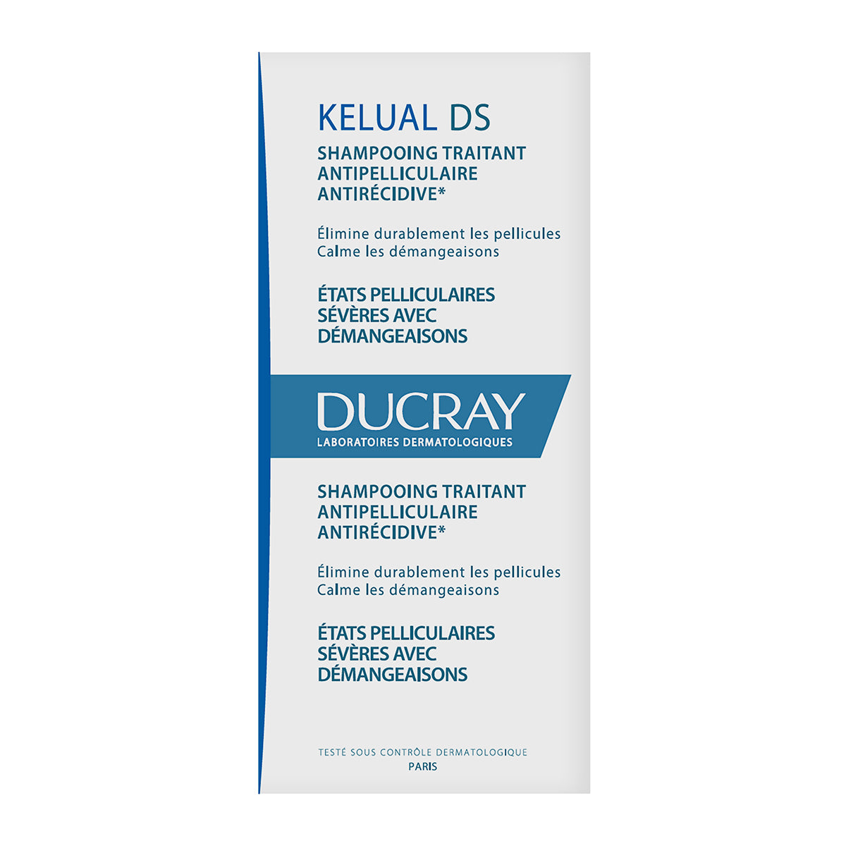 Ducray kelual DS shampoo anti-caspa 100ml.