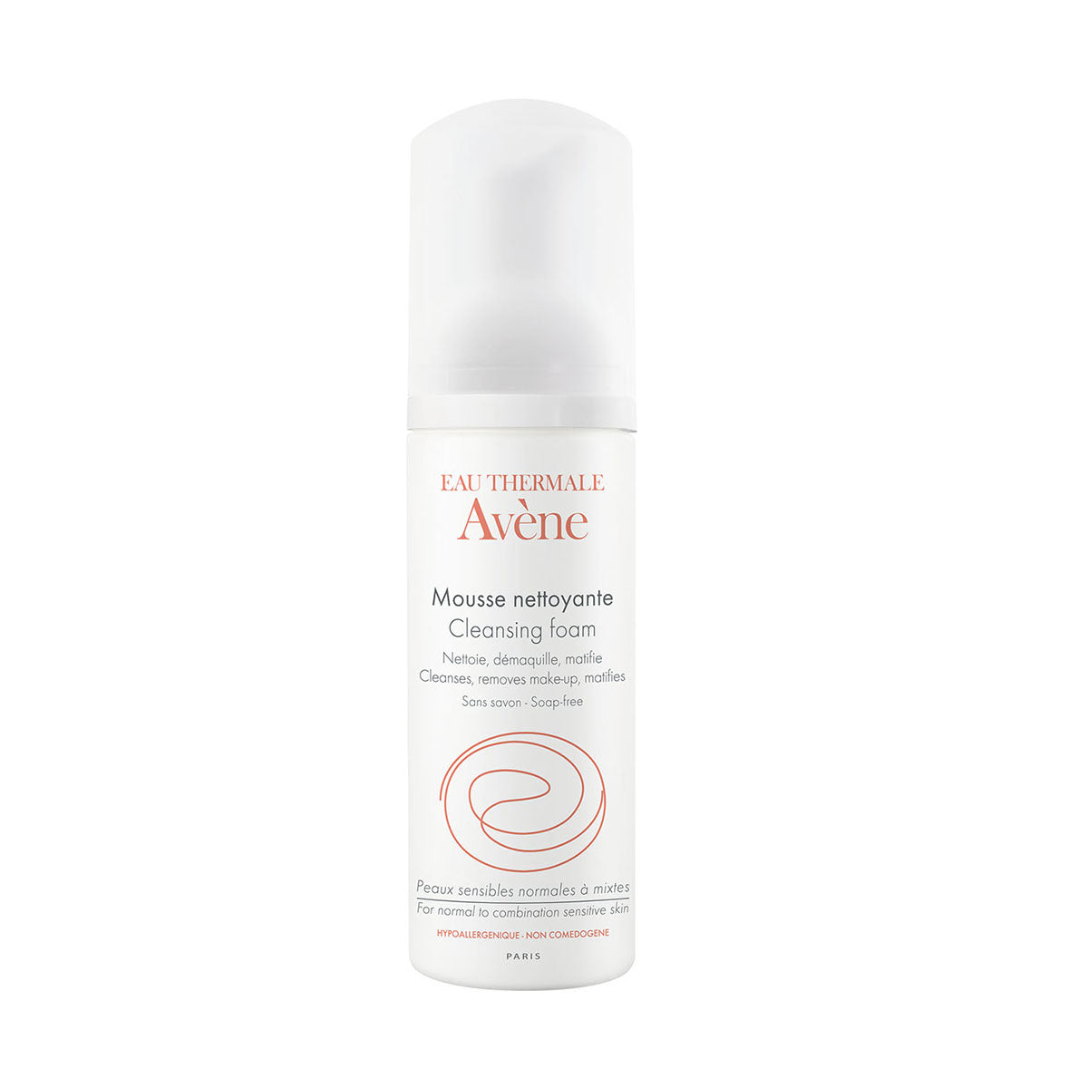 Avene espuma limpiadora matificante 150ml.