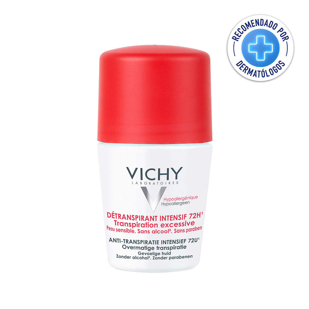 Vichy Roll On Stress Resist, Anti-transpirante y desodorante, 50ml.