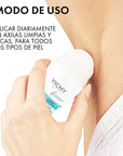 Vichy Roll On Anti-Manchas, Anti-transpirante y desodorante, 50ml.