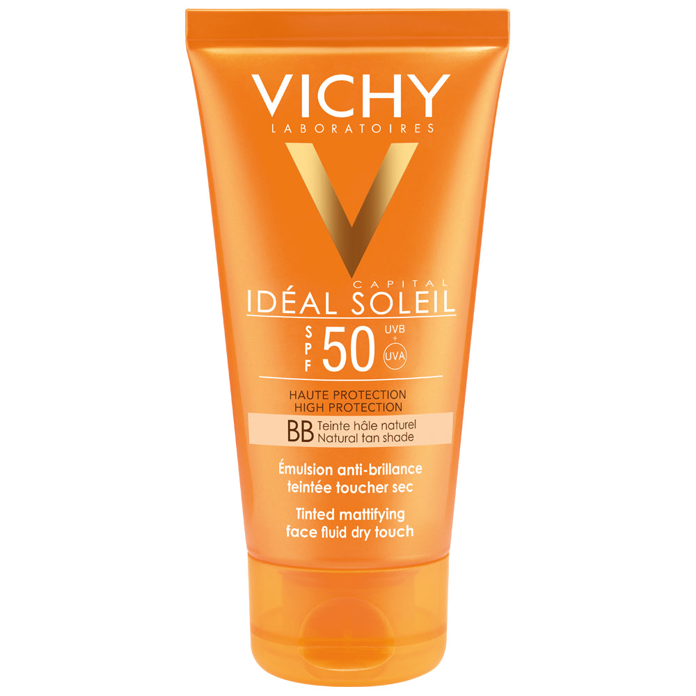 Vichy Ideal Soleil FPS 50 Toque seco con color 50ml
