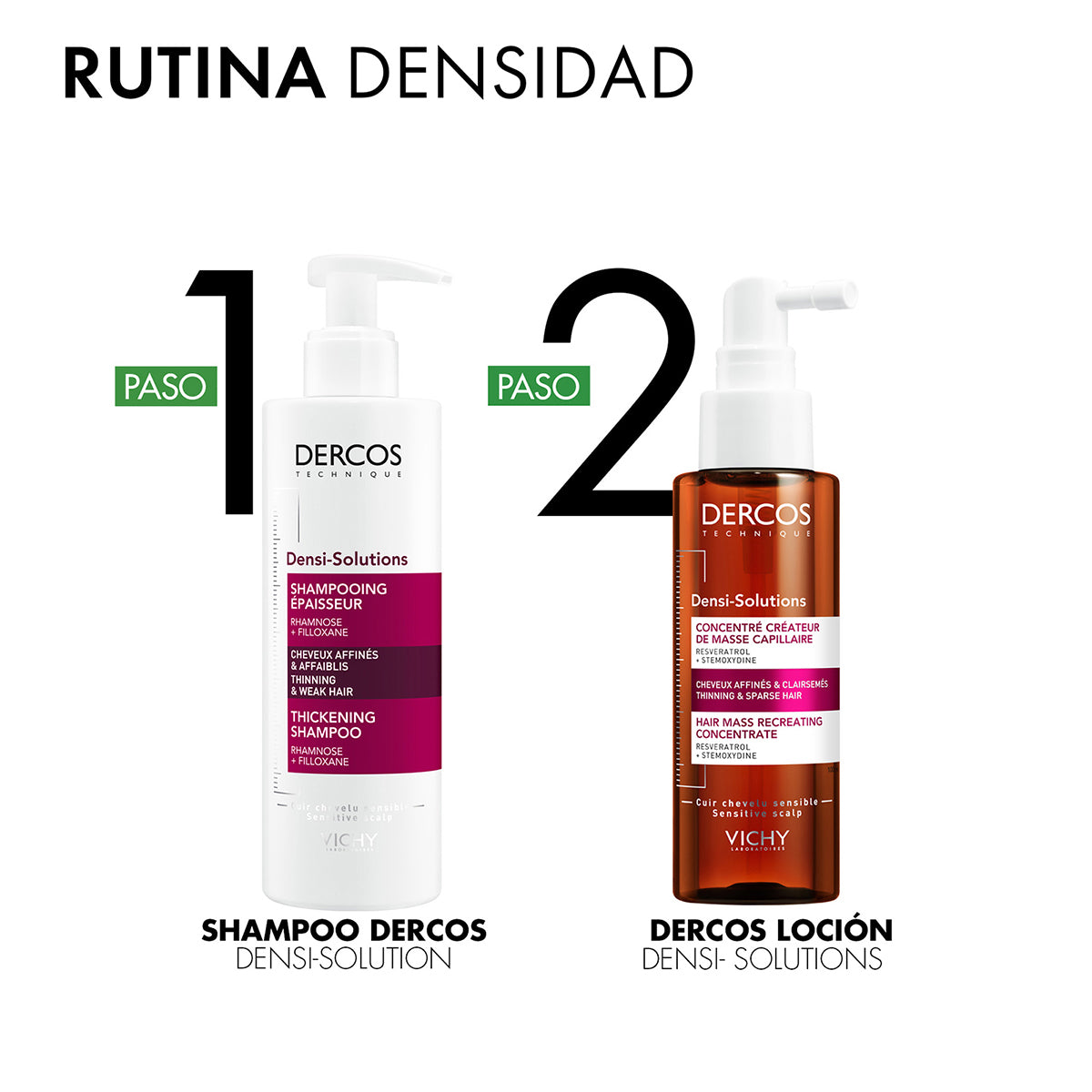 Vichy Dercos Densi-Solutions Loción Tratamiento capilar 100ml.
