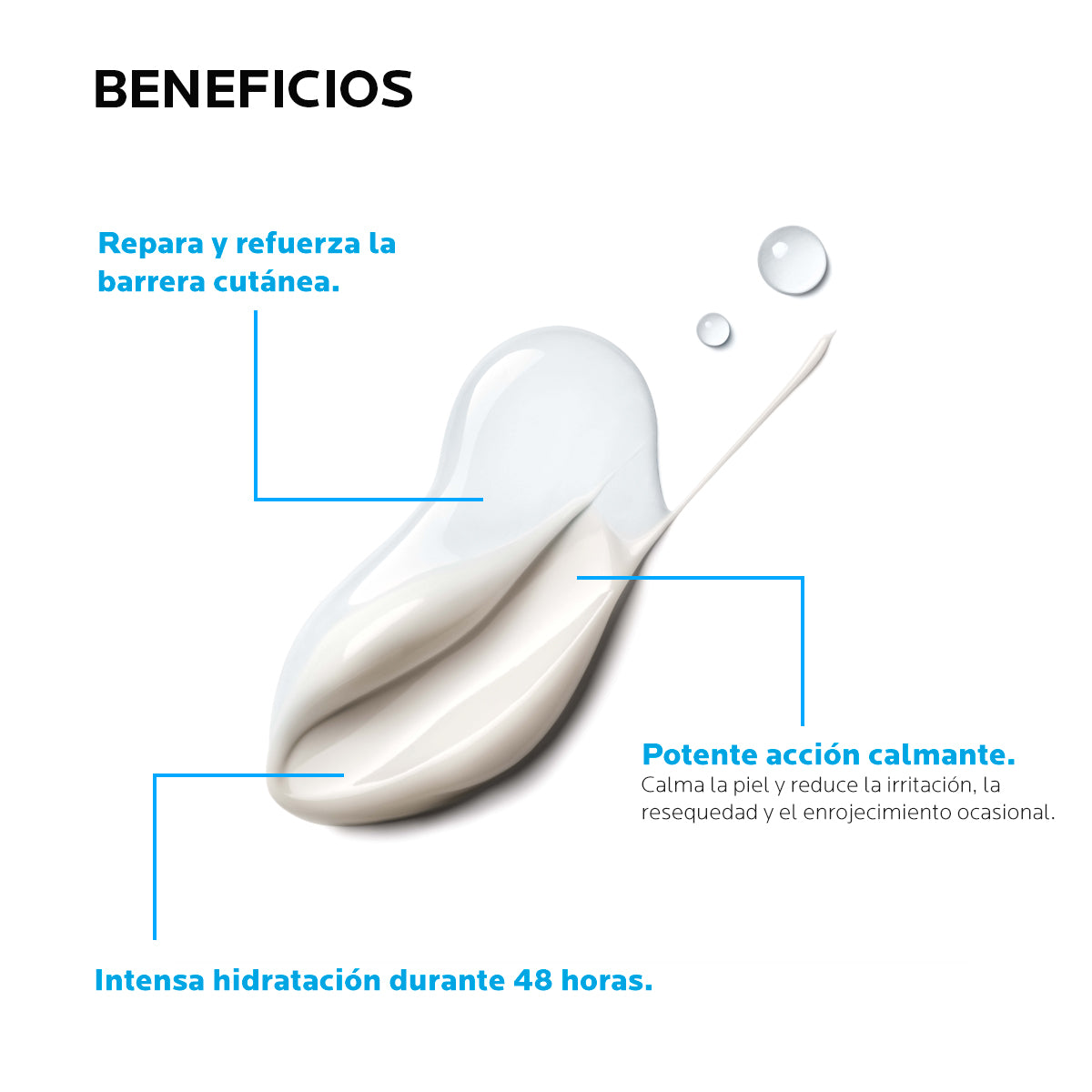 La Roche Posay Toleriane Sensitive Crema, Hidratante para piel sensible, 40ml