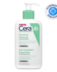 Cerave gel limpiador espumoso facial 236ml.