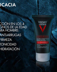Vichy Homme Structure Force, Tratamiento hidratante para piel sensible, 50ml.