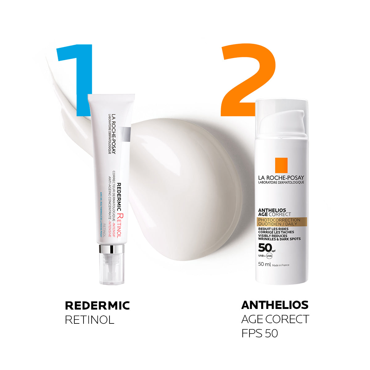 La Roche Posay Redermic Retinol Concentrado, Crema facial hidratante anti-arrugas y manchas, 30ml