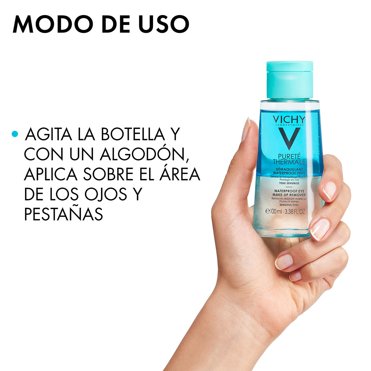 Vichy purete thermal desmaquillante de ojos bifásico 100ml.