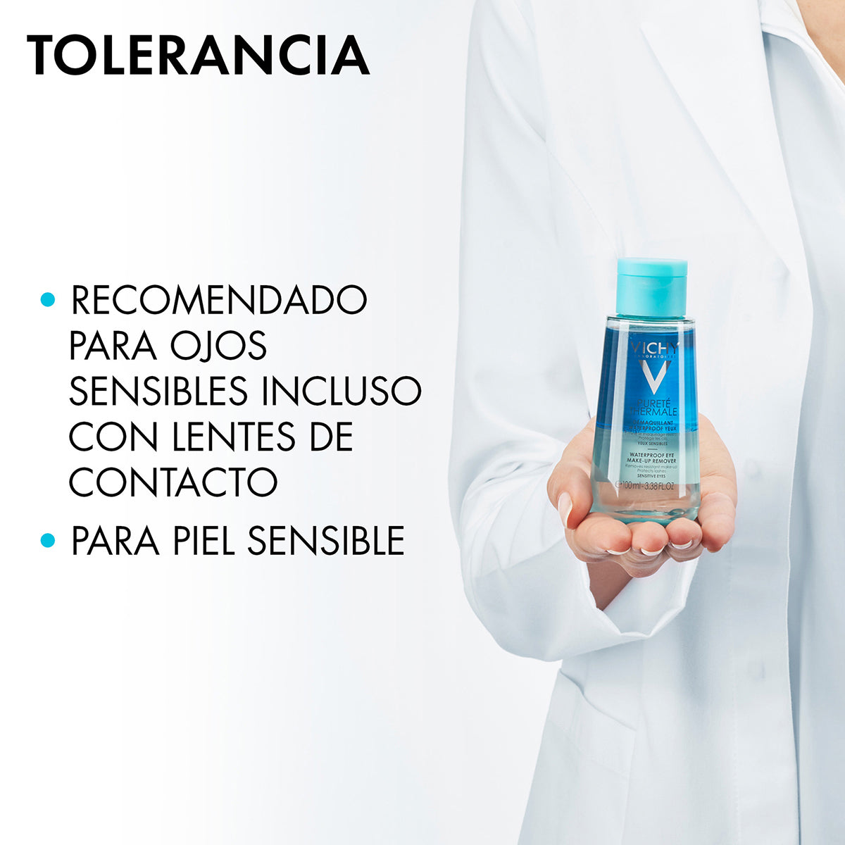 Vichy Purete Thermale Desmaquillante Ojos Sensibles, 100ml