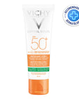 Vichy Capital Soleil Matificante 3 en 1 FPS 50+, Protección solar para piel mixta a grasa, 50ml