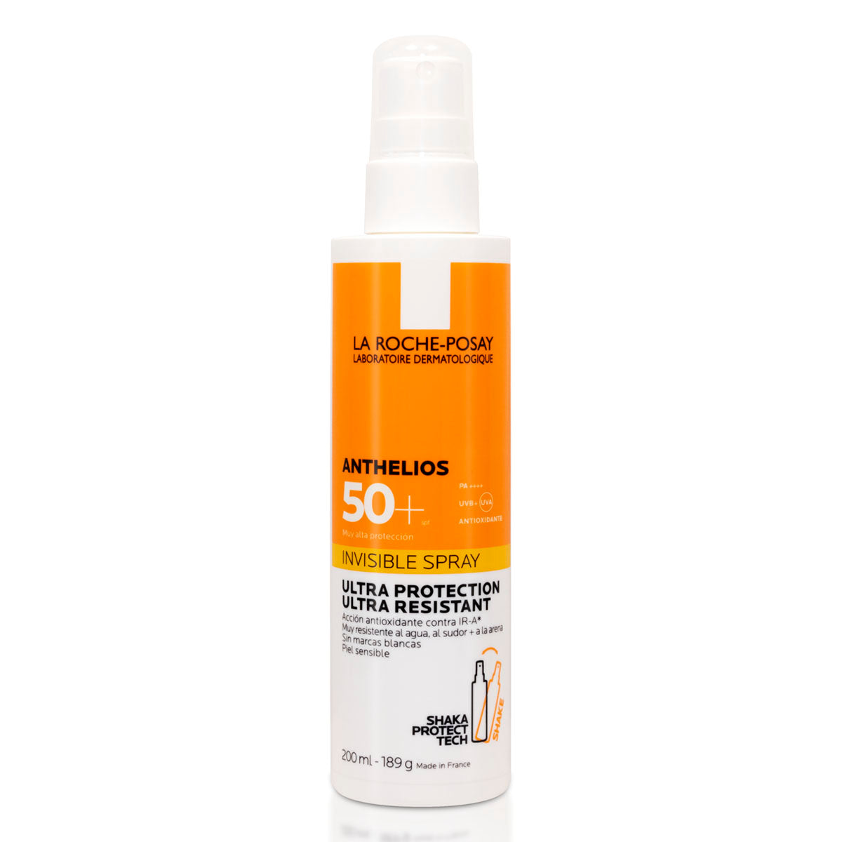 La Roche Posay Anthelios Spray Invisible FPS 50+, Protector solar corporal en spray, 200ml