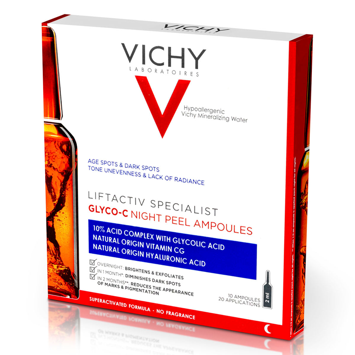 Vichy LiftActiv Specialist  Glycol-C Ampolletas Anti-edad X10